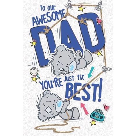 Awesome Dad My Dinky Bear Me to You Fathers Day Card £1.89